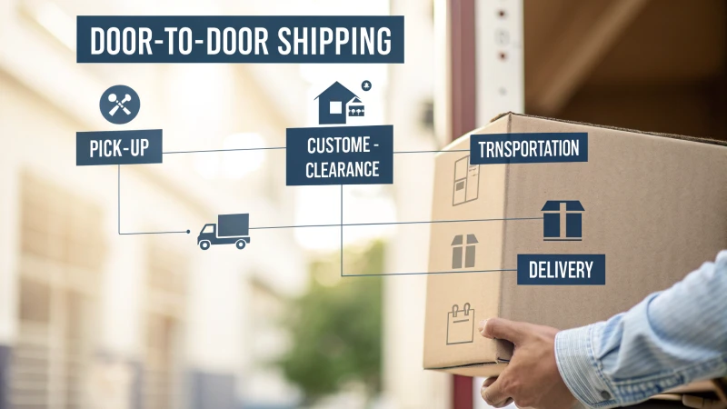 Modern Logistics Door to Door Delivery Logistics Vehicle Transit